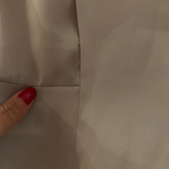 Reiss Light Pink Silk Peplum Blouse - Picture 4 of 5